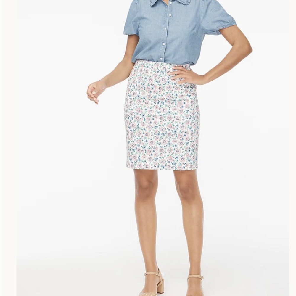 JCrew Floral Print Women's Skirt